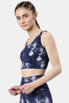 Enamor Quick Dry Sports Bra - Galaxy Aop Navy Combo — thumbnail 3